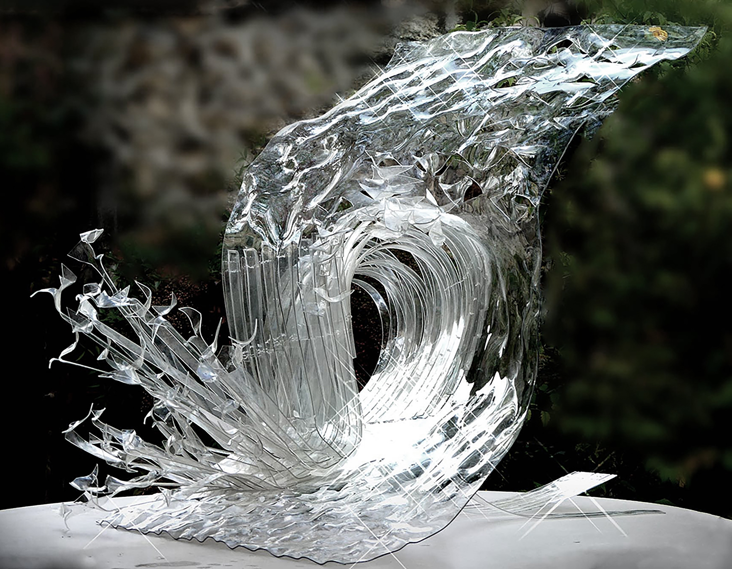 Dominique Defontaines - Art contemporain - sculpture - sculpter l'eau - Plasticien